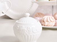 Сахарница Emboss White