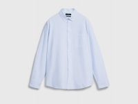 Рубашка из ткани оксфорд, Голубой