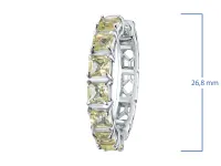 Серьги из серебра с цитринами э0620сг01260360