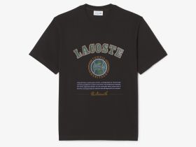 Мужская футболка Lacoste классического кроя из органического хлопка
