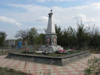 Братская могила советских воинов, погибших в период Сталинградской битвы