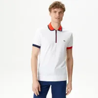 Мужское хлопковое поло Lacoste стандартного кроя