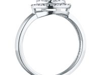 Кольцо из белого золота с бриллиантами э0901кц07169000