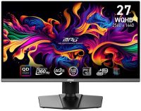 Монитор 26,5" MSI MPG 271QRX 9S6-3CD79A-051 2560x1440, 16:9, QD-OLED, 250cd/m, 1500000:1, 0.03 ms, 178°/178°, 360Hz, 2*HDMI, DP, Type C, Pivot, Black