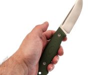 Нож Стрела, сталь D2, рукоять микарта оливковая