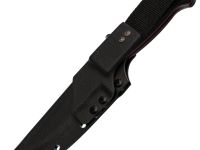 Шкуросъёмный нож Град Горький Охотник, сталь VG-10, рукоять черная микарта