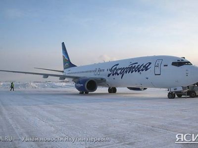 Боинг авиакомпании «Якутия» не мог совершить посадку из-за тумана