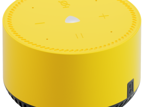 Умная колонка Яндекс.Станция Лайт с голосовым помощником Алиса лимон