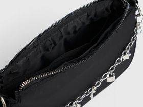 Сумка с цепочкой для девочек, Черный