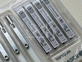 Набор 11 предметов Languo, (карандаши мех.0,3 мм, грифели, ластики)