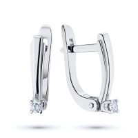 Серьги из белого золота с бриллиантами э0901сг05151800