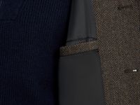 Однобортное пальто с отложным воротником