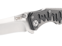 Полуавтоматический складной нож Drip Tighe, CRKT 1190, сталь 8Cr13MoV Satin, рукоять carbon fiber/G10