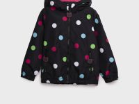 Куртка текстильная с полиуретановым покрытием для девочек (ветровка)