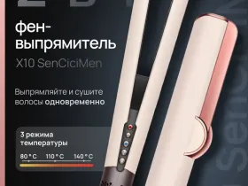 Выпрямитель для волос Xiaomi SenCiciMen X10 (Розовый)
