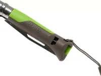 Складной Нож Opinel №8 VRI OUTDOOR, сталь Sandvik 12C27, рукоять пластик, зеленый