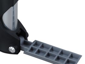 Насос с манометром и шлангом Topeak Mega Morph (черный / серебристый)