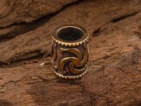 Бусина для темляка Символ Рода, бронза