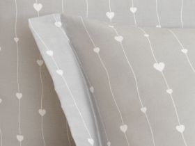 Комплект наволочек Серая романтика с ушками