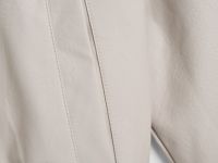 Бомбер из искусственной кожи для девочек, Белый