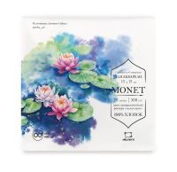 Альбом-склейка для акварели Малевичъ "Monet" 15х15 см 20 л, 300 г 100% хлопок, Fin