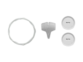 Застежки BOA LI2 Dial B для велотуфель Fizik (белый комплект)