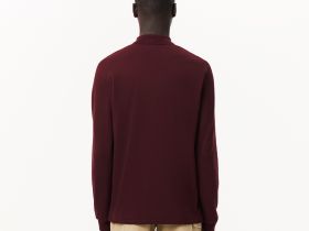 Мужское поло Lacoste L.13.12 классического кроя из хлопка