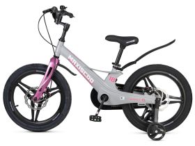 Детский велосипед Maxiscoo Space Deluxe 18, год 2025, цвет Серый