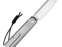 Складной нож Artisan Cutlery Holm, сталь S90V, рукоять титан, серый