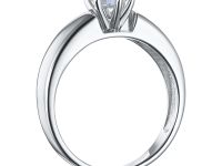 Классическое кольцо из белого золота э0912кц04082400_white