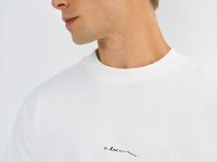 Футболка с вышивкой и портретом Есенина O'STIN x Яндекс Книги, Белый