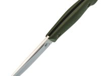 Нож Стрела, сталь D2, рукоять микарта оливковая