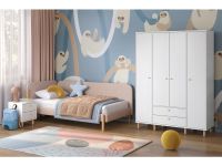 Шкаф детский Лэтти 4-140x190 Белый