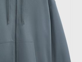 Толстовка на молнии с капюшоном, Серый