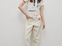 Футболка с абстрактным принтом