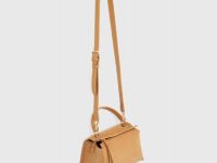 Сумка из искусственной замши, Бежевый