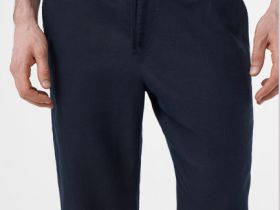 Брюки изо льна, Синий