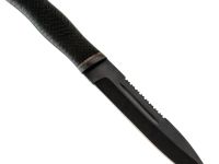 Нож Казак-2, сталь 65Г, резина