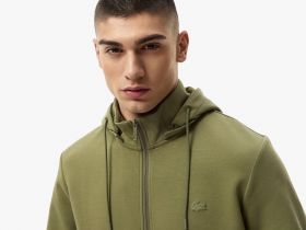 Мужской хлопковый свитшот Lacoste стандартного кроя