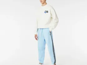 Спортивные брюки-джоггеры Lacoste в полоску с логотипом