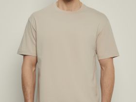 Футболка свободного силуэта с принтом