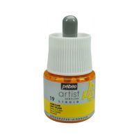Чернила акриловые Pebeo "Artist acrilics liquid" 45 мл №19 Желтый светлый