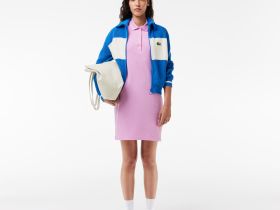 Женское платье-поло Lacoste приталенного кроя