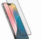 Защитное стекло uBear Extreme Nano Shield для Apple iPhone 16 Pro Max с чёрной рамкой