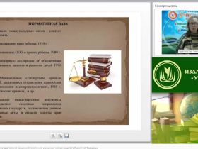 Международный вебинар "Основные направления государственной социальной политики по улучшению положения детей в Российской Федерации"