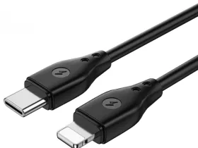 Кабель WiWU Pioneer Type-C/Lightning 1м (Wi-C002) (черный)