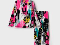 Комплект трикотажный для девочек: куртка, брюки