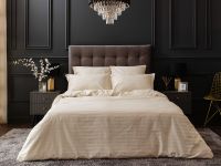 Постельное белье Ecru, страйп-сатин 40156