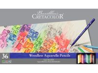 Набор карандашей акварельных без деревянной оболочки Cretacolor "AQUA MONOLITH" 36 цветов, в металли