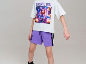 Панама текстильная для девочек